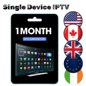 1-month IPTV subscription for 1 device